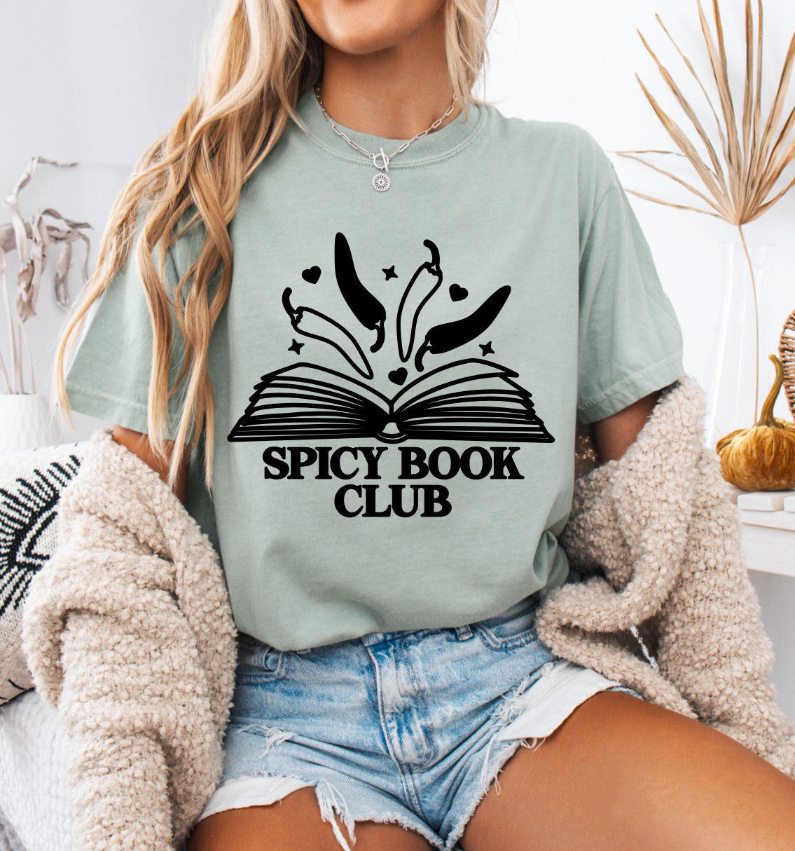 Spicy Book Club Shirt – Fun & Comfy Comfort Colors Tee for Book Lovers
