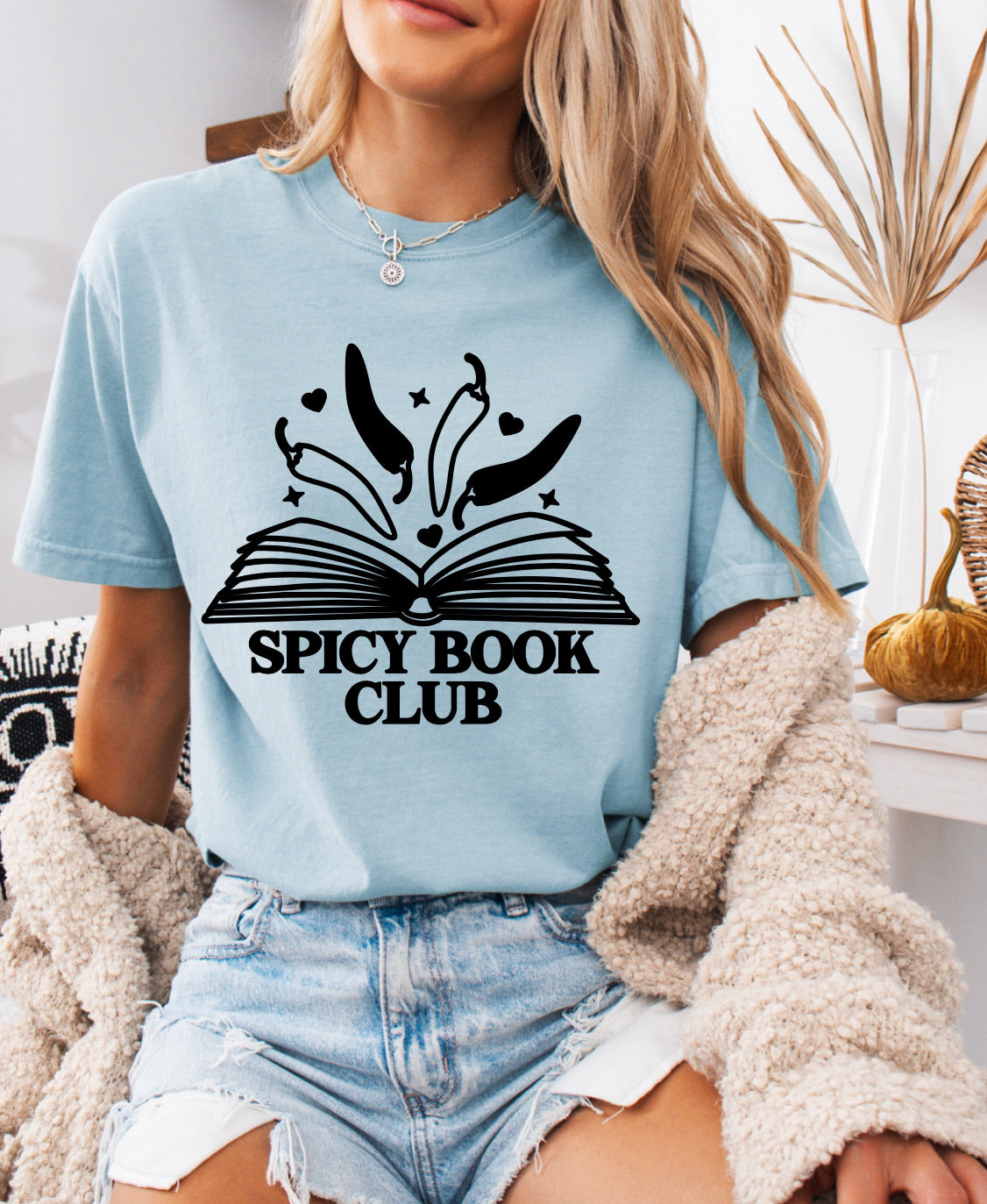 Spicy Book Club Shirt – Fun & Comfy Comfort Colors Tee for Book Lovers