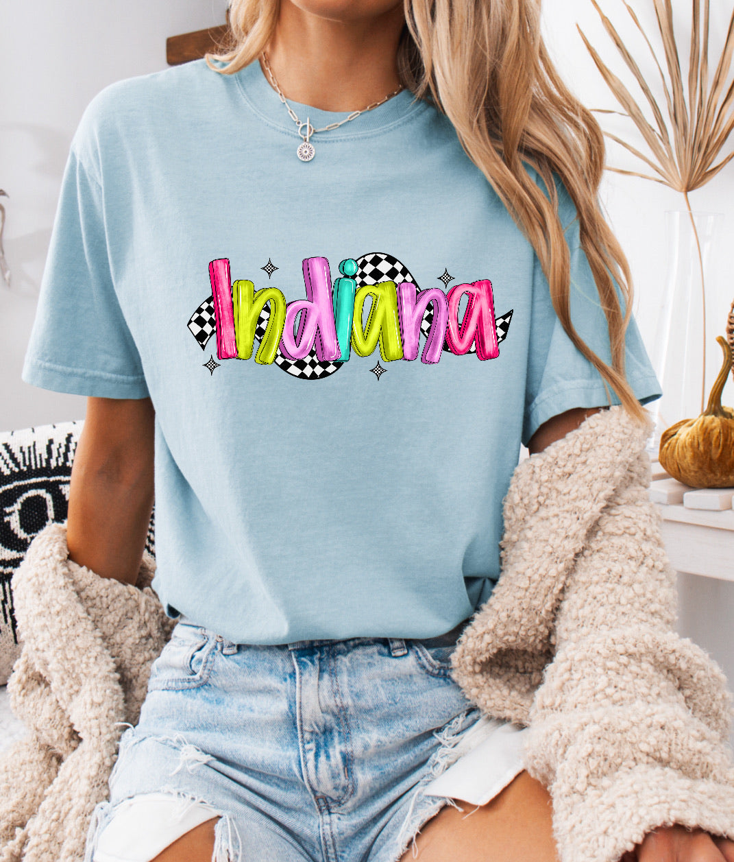 Indiana Colorful Racing Shirt – Comfort Colors