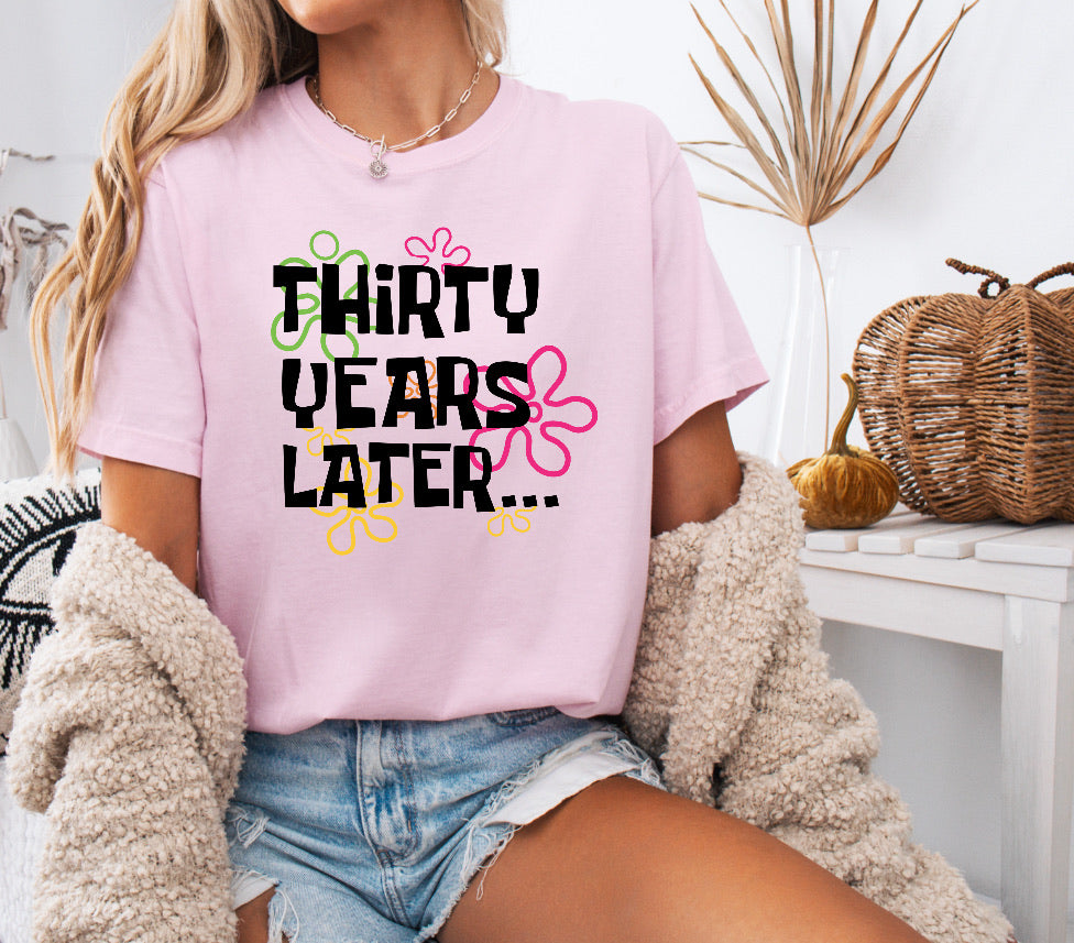 Thirty Years Later… 30th Birthday Shirt – Comfort Colors